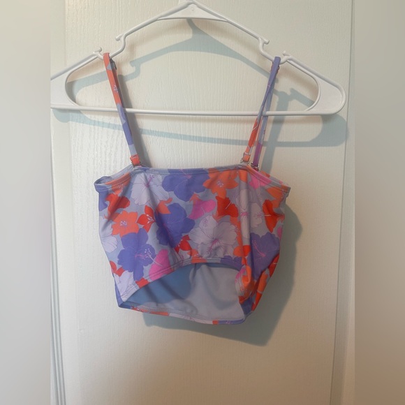 Ninety Nine Women’s Size XS Fits Like Small Purple Floral Swimsuit Top. - Picture 2 of 2